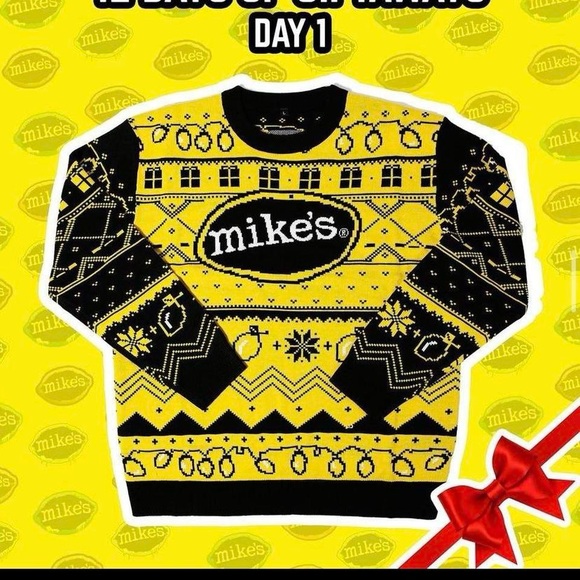 "RARE* Mikes Hard Lemonade Christmas Sweater - Picture 4 of 4